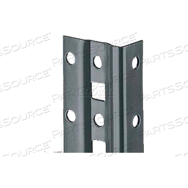 OFFSET ANGLE POST 1" X 1-7/8" X 5'3"H, 1" O.C., DARK GRAY by Tri-Boro Shelving