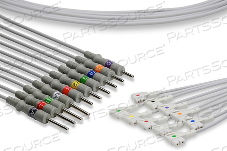 10 LEAD TRIM TOUCH NEEDLE ECG CABLE 