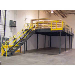 INDUSTRIAL STEEL MEZZANINE 16'W X 21' - 7"D X 9'H CLEARANCE by Wildeck