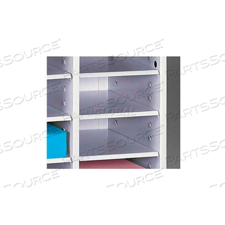 ADDITIONAL TRAYS FOR LETTER SIZE LITERATURE SORTER - GRAY by Tennsco Corp.