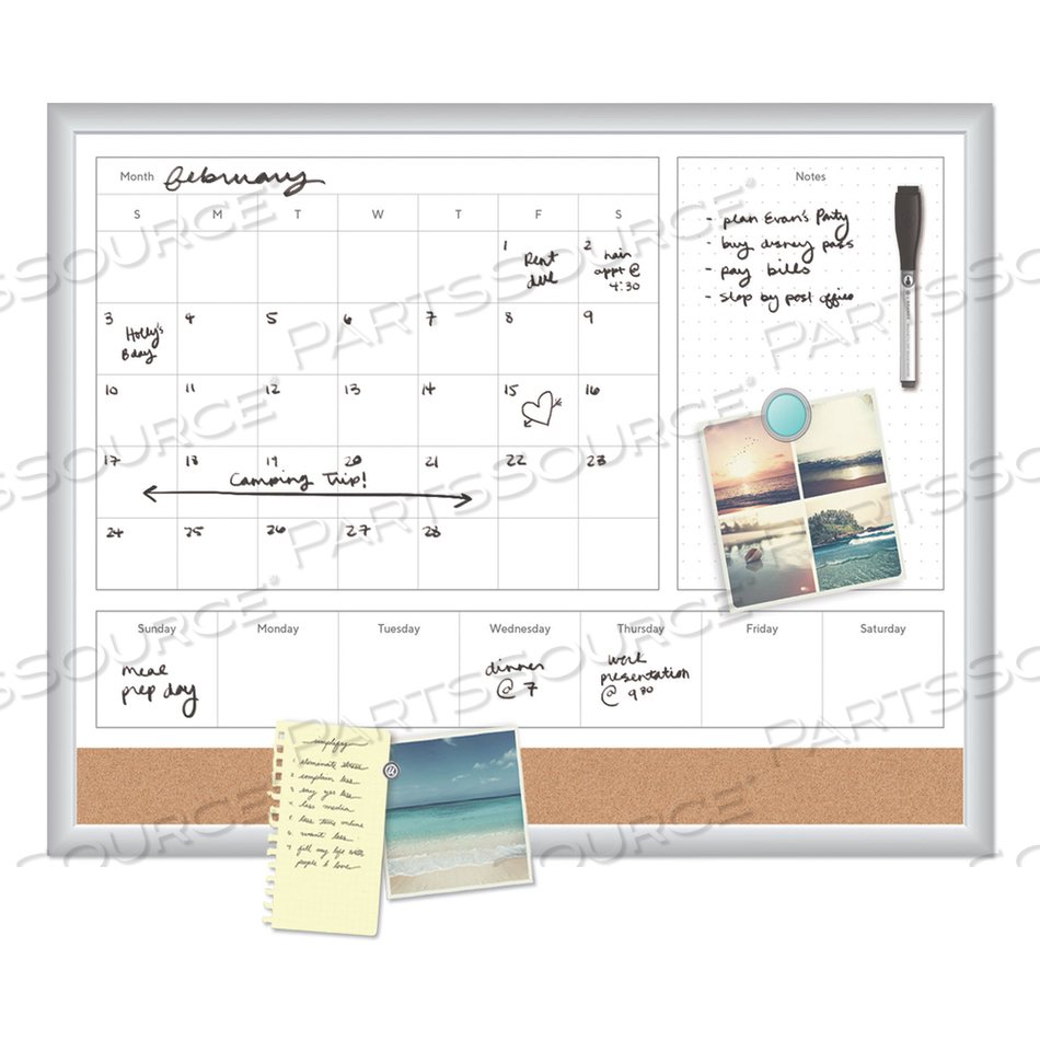 4N1 MAGNETIC DRY ERASE COMBO BOARD, 24 X 18, WHITE/NATURAL 4N1 MAGNETIC DRY ERASE COMBO BOARD, 24 X 18, WHITE/NATURAL