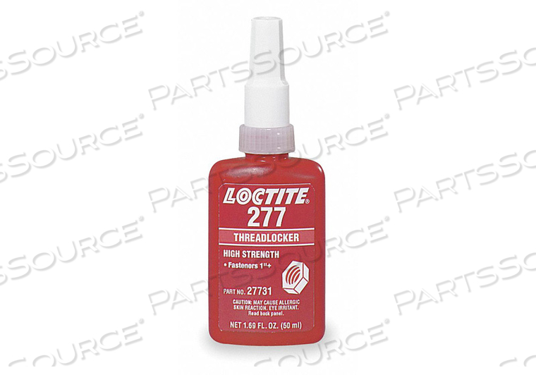 THREADLOCKER 277 10ML BOTTLE RED by Loctite Brand THREADLOCKER 277 10ML BOTTLE RED by Loctite Brand
