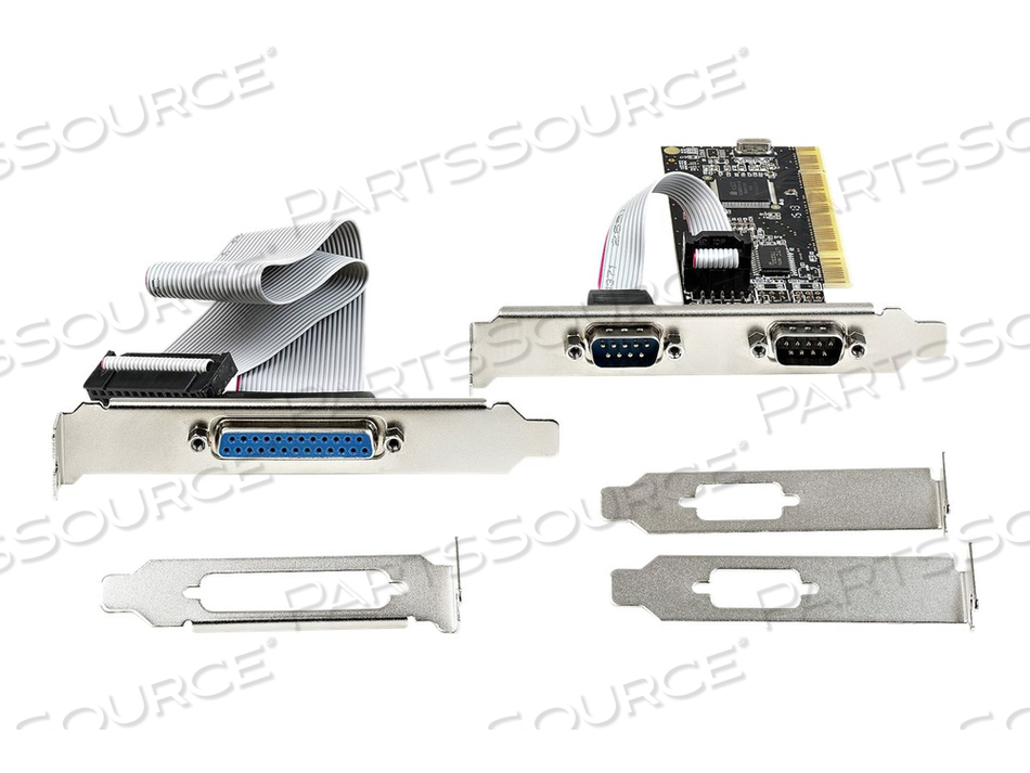 PCI SERIAL PARALLEL COMBO CARD WITH DUAL SERIAL RS232 PORTS (DB9) & 1X PARALLEL LPT PORT (DB25), PCI COMBO ADAPTER CARD, PCI EXPANSION CARD by StarTech.com Ltd. PCI SERIAL PARALLEL COMBO CARD WITH DUAL SERIAL RS232 PORTS (DB9) & 1X PARALLEL LPT PORT (DB25), PCI COMBO ADAPTER CARD, PCI EXPANSION CARD by StarTech.com Ltd.