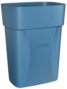 TRASH CAN 3-1/2 GAL. BLUE by Cortech