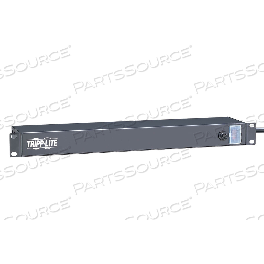 POWER STRIP 6-OUTLET REAR FACE RACKMOUNT METAL 120V 5-15R 1URM by Tripp Lite