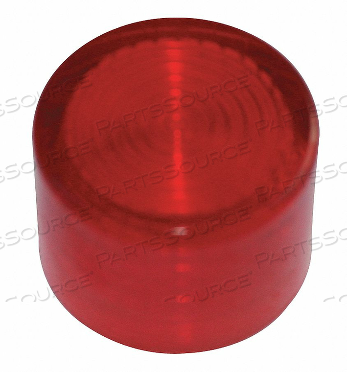 PILOT LIGHT LENS 30MM RED PLASTIC by Eaton