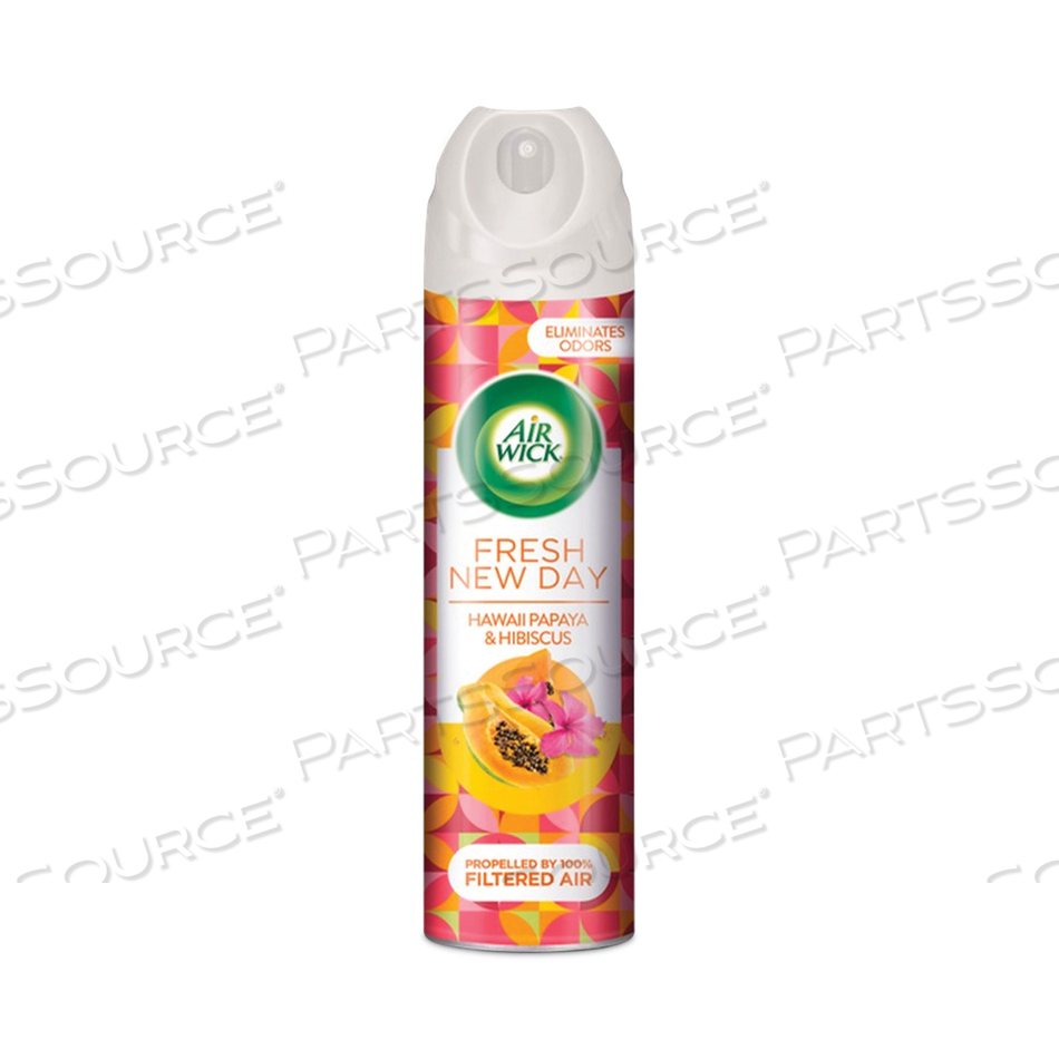 AEROSOL AIR FRESHENER, HAWAII EXOTIC PAPAYA/HIBISCUS FLOWER, 8 OZ AEROSOL SPRAY, 12/CARTON 