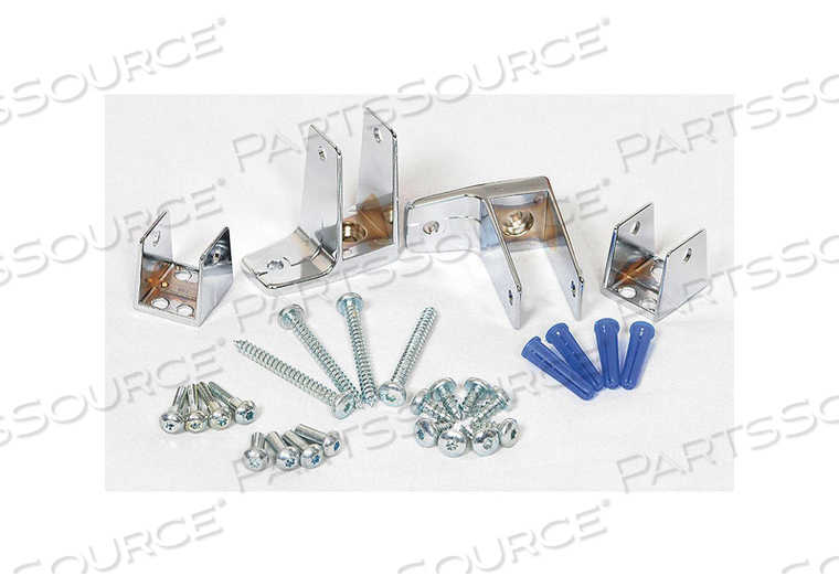 END BRACKET USE W/PLASTIC PARTITION by Global Partitions END BRACKET USE W/PLASTIC PARTITION by Global Partitions