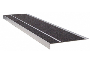 STAIR TREAD BLACK 36IN W EXTRUDED ALUM by Wooster
