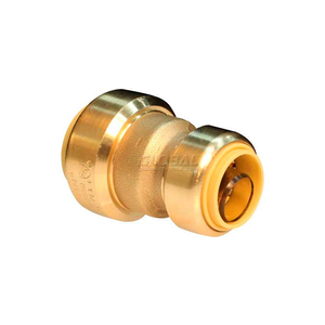 PROBITE 1" X 3/4" LEAD FREE BRASS REDUCING COUPLING by Quick Fitting Inc