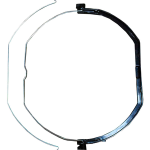 BAG HOOP KIT FOR MEGA BRUTE WASTE COLLECTOR, BLACK by Rubbermaid Medical Division