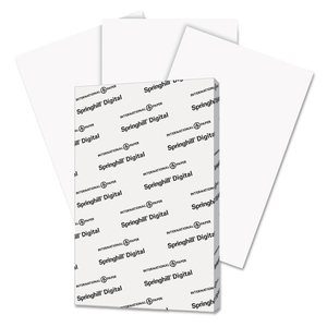 DIGITAL INDEX WHITE CARD STOCK, 92 BRIGHT, 110 LB INDEX WEIGHT, 11 X 17, WHITE, 250/PACK by Springhill