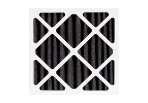 PLEATED CARBON AIR FILTER, 16 IN X 2 IN X 16 IN, HIGH CAPACITY, MERV 7, DIE CUT BEVERAGE BOARD by Abatement Technologies