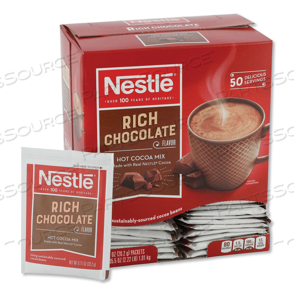 HOT COCOA MIX, RICH CHOCOLATE, .71OZ by Nestle HOT COCOA MIX, RICH CHOCOLATE, .71OZ by Nestle