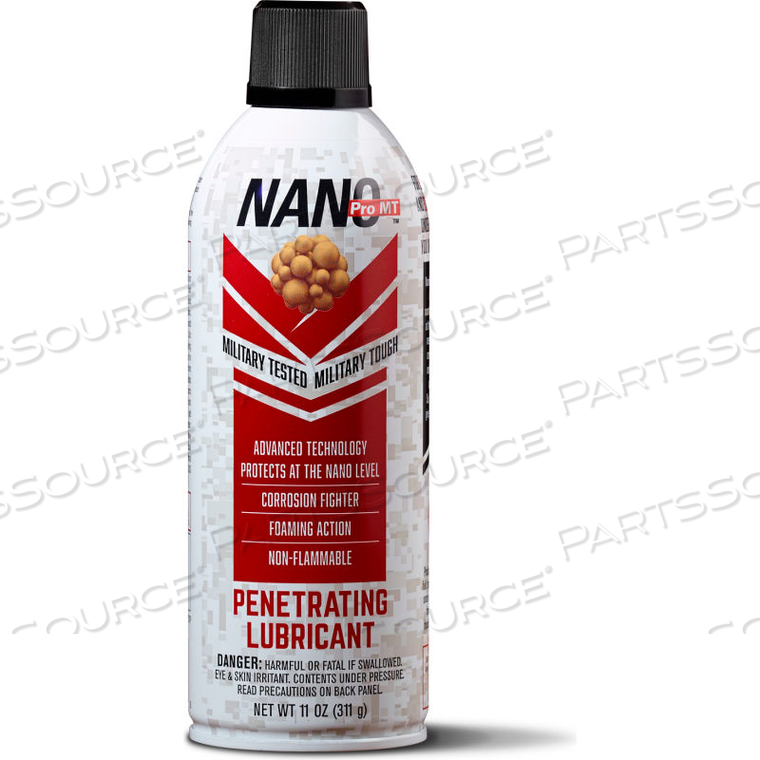 NANO PENETRATING LUBRICANT - 11 OZ AEROSOL CAN - 12 CASE by Nano Promt LLC