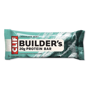 BUILDERS PROTEIN BAR, CHOCOLATE MINT, 2.4 OZ BAR, 12 BARS/BOX by CLIF Bar