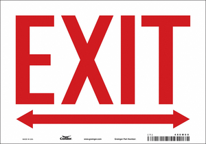 SAFETY SIGN EXIT 7 X10 by Condor