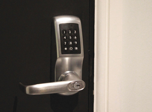 KEYLESS LOCK BRUSHED STEEL GRADE 2 by Codelocks