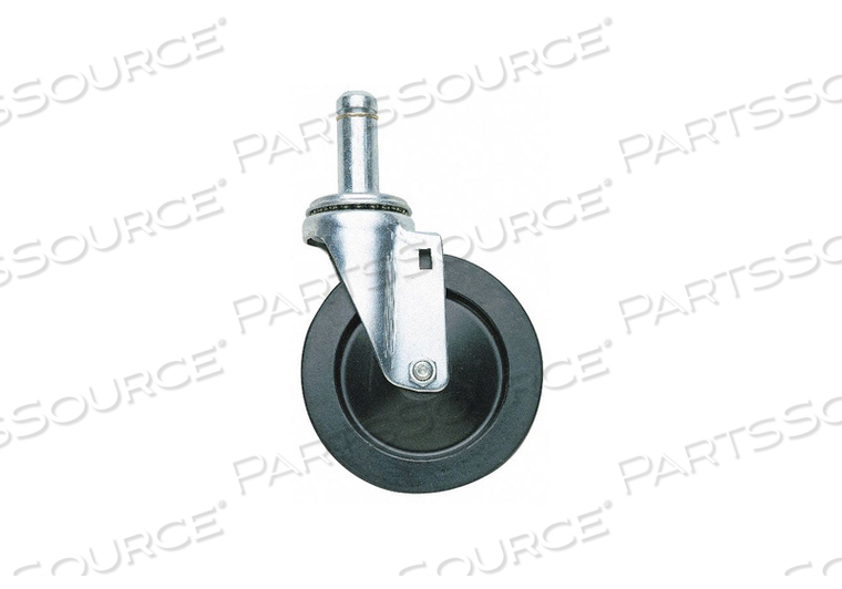 METRO 5M 5" RESILIENT RUBBER SWIVEL STEM CASTER FOR SUPER ERECTA INDUSTRIAL WIRE SHELVING RACKS by Intermetro Industries (Emerson) METRO 5M 5" RESILIENT RUBBER SWIVEL STEM CASTER FOR SUPER ERECTA INDUSTRIAL WIRE SHELVING RACKS by Intermetro Industries (Emerson)