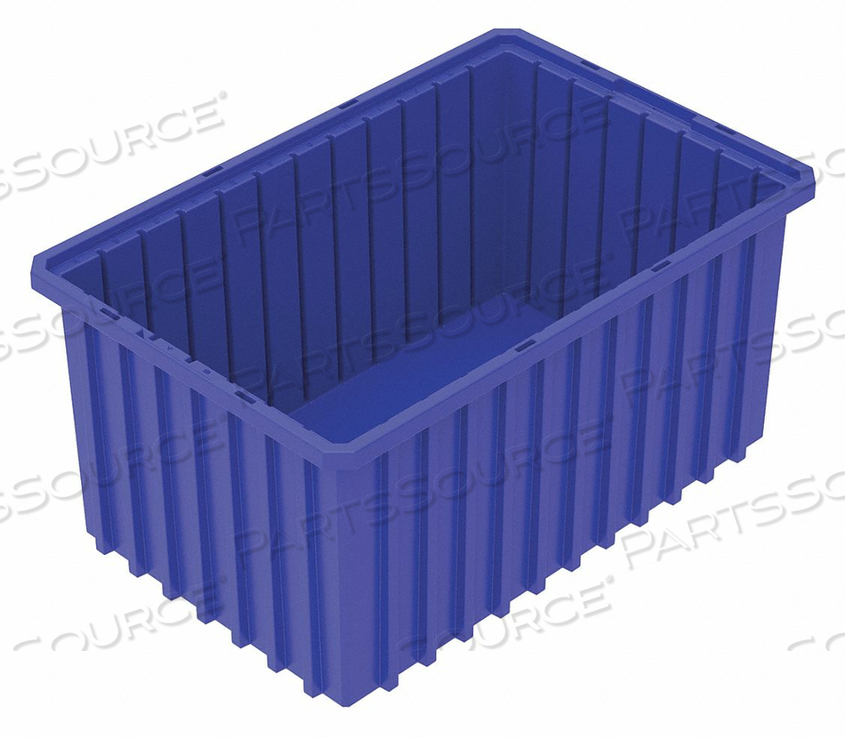 F8532 DIVIDER BOX 16-1/2 X 10-7/8 X 8 IN BLUE by Akro-Mils / Myers Industries, Inc
