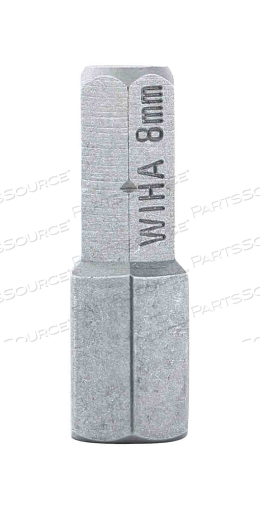STANDARD BIT HEX SECURITY 8.0 X 25MM - 10 PACK by Wiha Tools