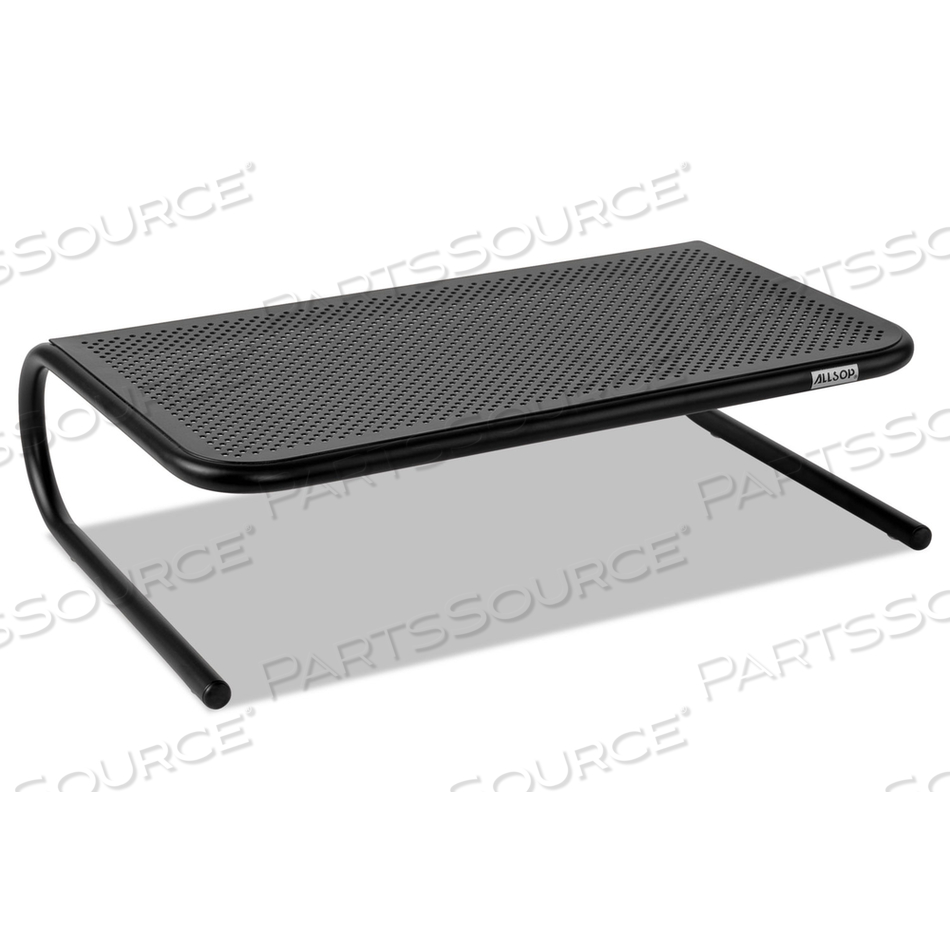 METAL ART MONITOR STAND, 19" X 12.5" X 5.25", BLACK, SUPPORTS 30 LBS by Allsop METAL ART MONITOR STAND, 19" X 12.5" X 5.25", BLACK, SUPPORTS 30 LBS by Allsop