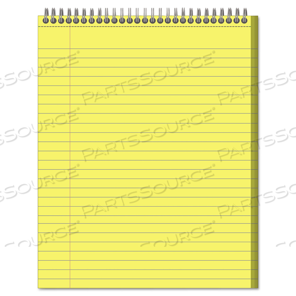 STIFF-BACK WIRE BOUND NOTEPAD, WIDE/LEGAL RULE, CANARY/BLUE COVER, 70 CANARY-YELLOW 8.5 X 11.5 SHEETS by Cambridge STIFF-BACK WIRE BOUND NOTEPAD, WIDE/LEGAL RULE, CANARY/BLUE COVER, 70 CANARY-YELLOW 8.5 X 11.5 SHEETS by Cambridge