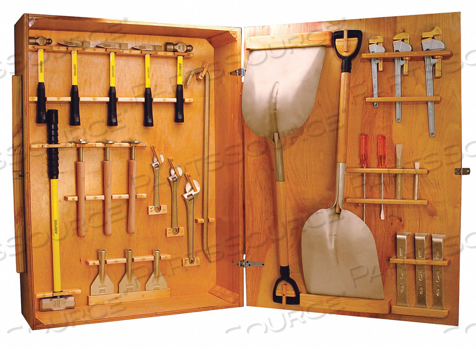 NONSPARKING TOOL SET 28 PCS. TOOL CASE by Ampco Safety Tools NONSPARKING TOOL SET 28 PCS. TOOL CASE by Ampco Safety Tools