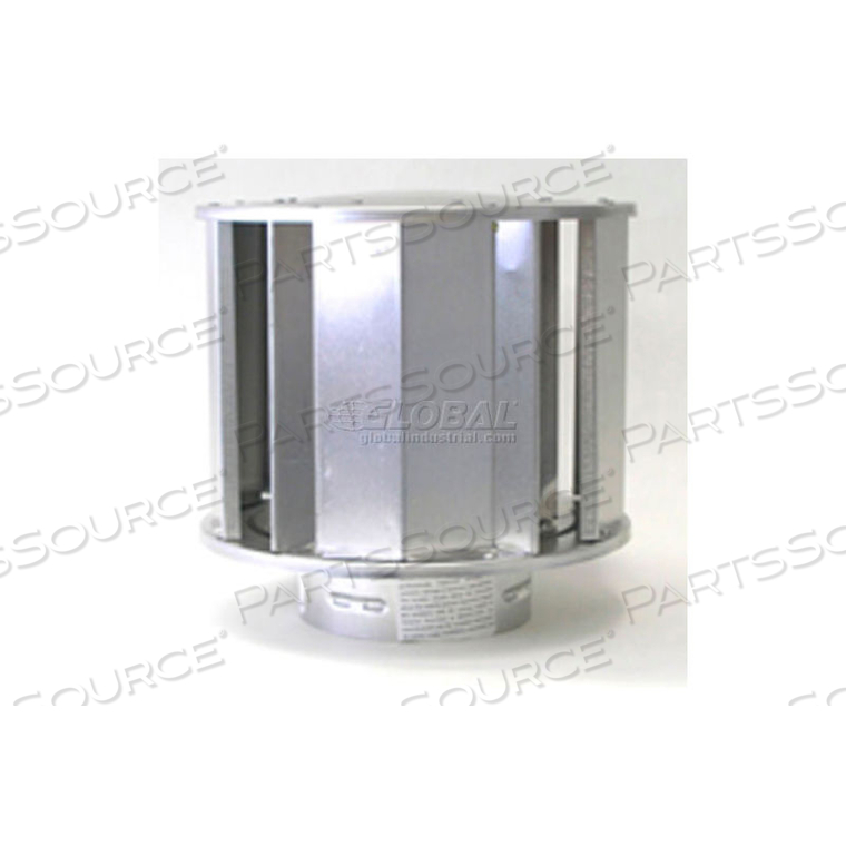 6" VENT CAP FOR SIDEWALL OR ROOF VENT by Sunstar Heating Products Inc