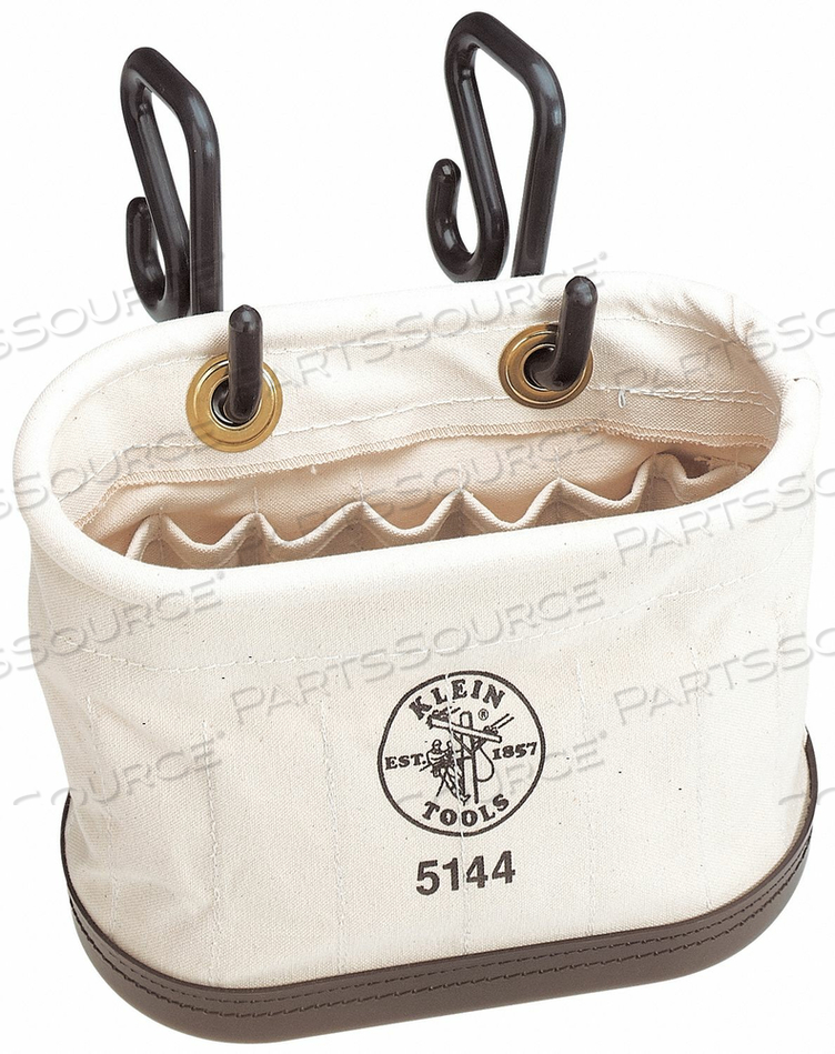 TOOL BUCKET, AERIAL-BASKET OVAL BUCKET WITH 15 POCKETS by Klein Tools TOOL BUCKET, AERIAL-BASKET OVAL BUCKET WITH 15 POCKETS by Klein Tools