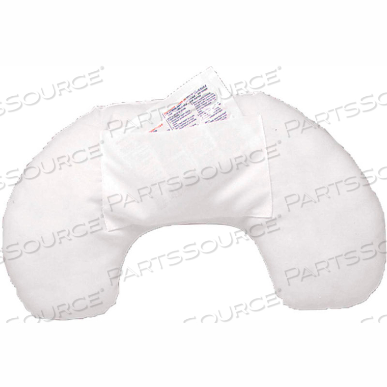 CERVICAL SUPPORT PILLOW W/POUCH FOR ICE PACK (INCLUDED) by Fabrication Enterprises