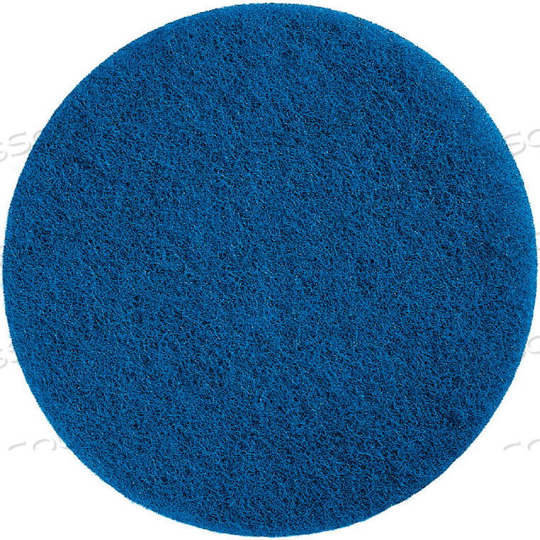 MOTORSCRUBBER HD SCRUBBER PAD, BLUE, 10/CASE by HRUBY Orbital Systems