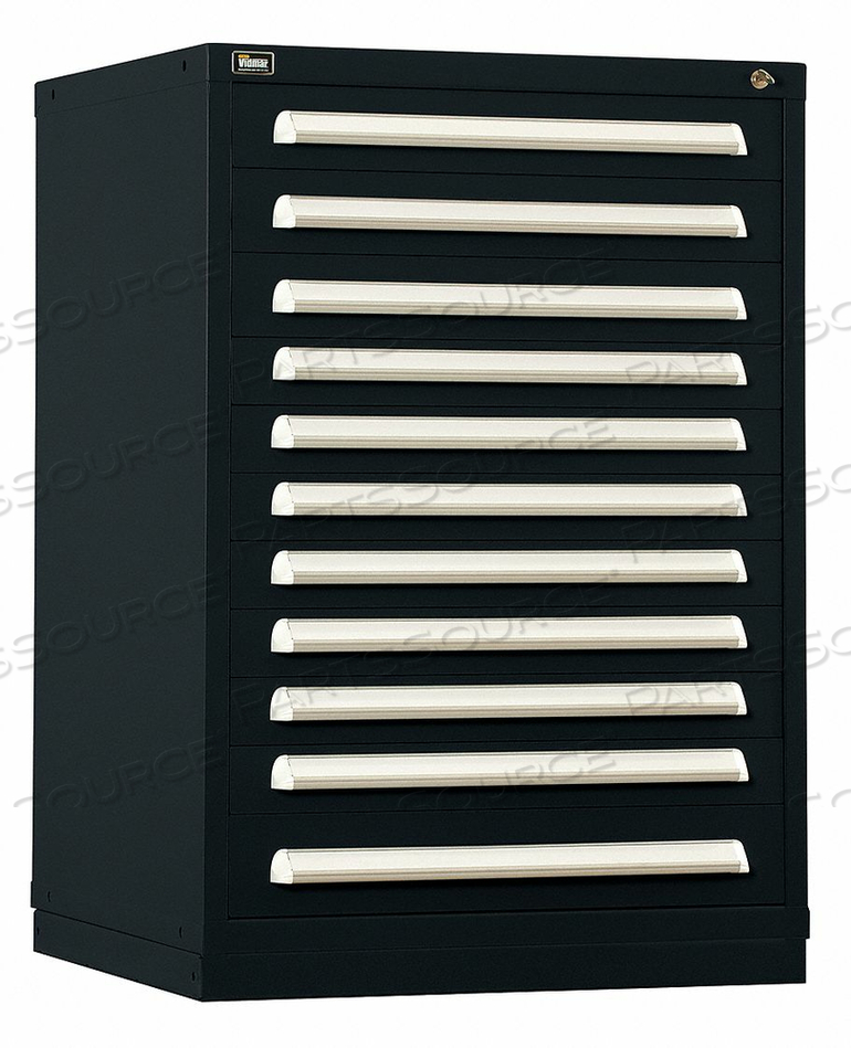 G8293 MOD DRAWER CAB 44 H 11 DRAWER BLACK by Stanley Vidmar G8293 MOD DRAWER CAB 44 H 11 DRAWER BLACK by Stanley Vidmar
