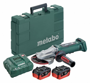 CORDLESS FLAT HEAD GRINDER KIT 18.0 V 5 by Metabo