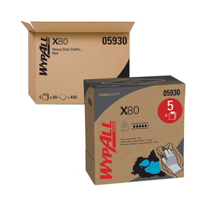 WIPES,WYPALL X80 RD by WypAll