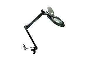 MAGNIFIER LIGHT 5IN LED 6 FT. BLACK 1.75 by Lumapro Products