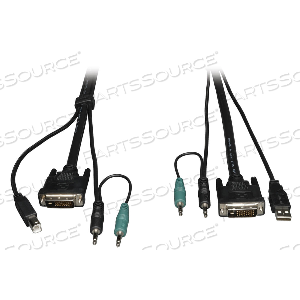 KVM SWITCH CABLE KIT 10FT FOR B002-DUA2 / B002-DUA4 SECURE 10' by Tripp Lite KVM SWITCH CABLE KIT 10FT FOR B002-DUA2 / B002-DUA4 SECURE 10' by Tripp Lite
