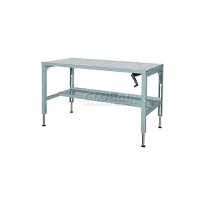 72 X 29 HYDRAULIC ERGONOMIC WORKBENCH-STEEL TOP by Parent Metal Products