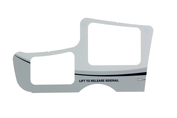 HEAD SIDE NURSE CONTROL LABEL FOR CRITICAL CARE BED by Stryker Medical