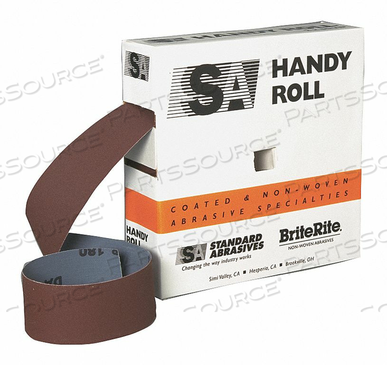 ABRASIVE ROLL 1 W X150 FT L P120G BRWN by Standard Abrasives ABRASIVE ROLL 1 W X150 FT L P120G BRWN by Standard Abrasives
