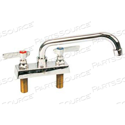 FAUCET, 4"DECK, 10"SPT, LEADFREE 