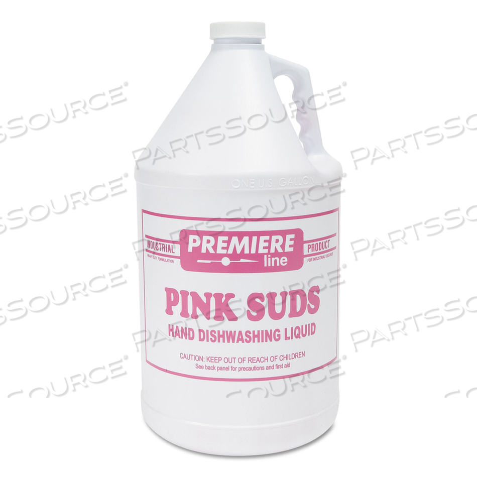 PREMIER PINK-SUDS POT AND PAN CLEANER, 1 GAL, BOTTLE by Kess PREMIER PINK-SUDS POT AND PAN CLEANER, 1 GAL, BOTTLE by Kess
