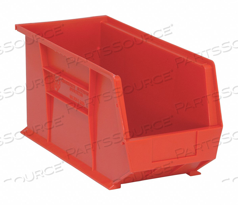 F0610 HANG AND STACK BIN 18 IN L 8-1/4 IN W by Quantum Storage Systems F0610 HANG AND STACK BIN 18 IN L 8-1/4 IN W by Quantum Storage Systems