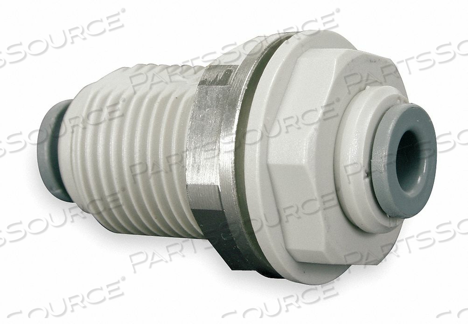 BULKHEAD UNION 3/8 IN TUBE OD GRAY PK10 by Reliance Worldwide Corporation BULKHEAD UNION 3/8 IN TUBE OD GRAY PK10 by Reliance Worldwide Corporation