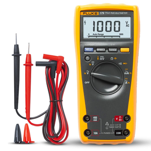 1000 VOLT DIGITAL MULTIMETER INCLUDES TEST LEAD PROBE BATTERY, YELLOW by Fluke Electronics Corp (Industrial Div.)