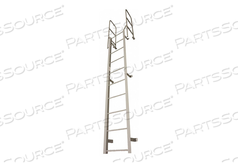 FIXED LADDER 3 FT H. STEEL 4 RUNGS by Cotterman