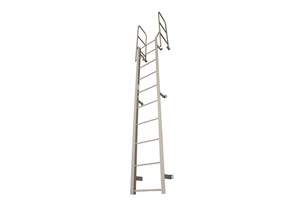 FIXED LADDER 3 FT H. STEEL 4 RUNGS by Cotterman