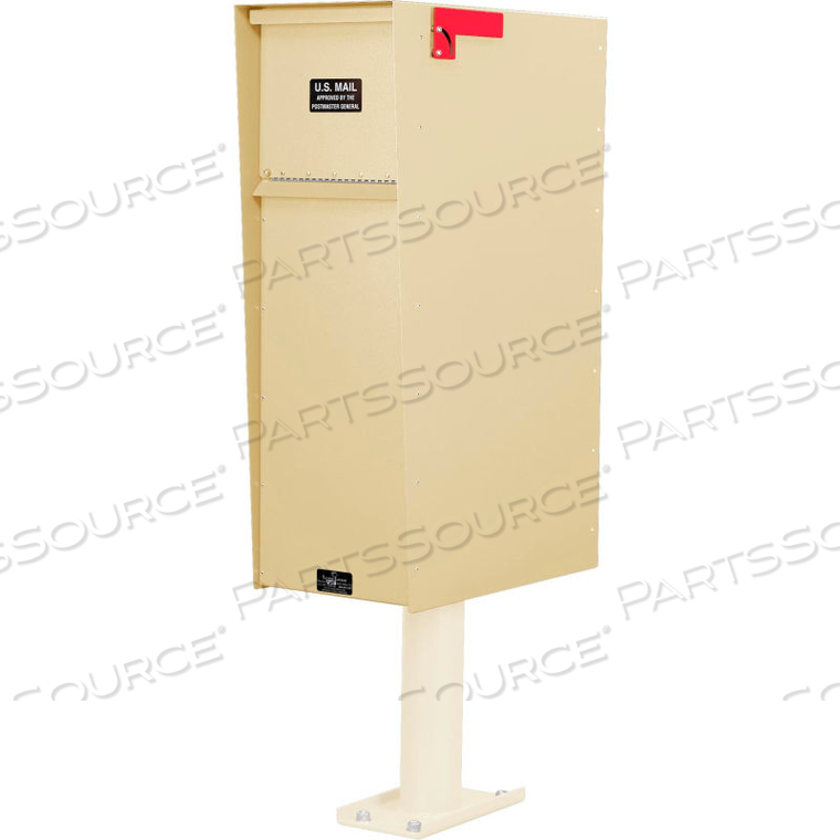 LL5RMAXSUP SUPREME REAR ACCESS HEAVY DUTY LETTER LOCKER MAILBOX TAN 