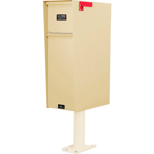 LL5RMAXSUP SUPREME REAR ACCESS HEAVY DUTY LETTER LOCKER MAILBOX TAN by Jayco Industries