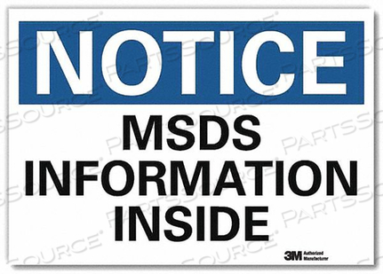 NOTICESIGN REFLECSELFADHVINYL 10INWX7INH by Lyle Signs Inc. NOTICESIGN REFLECSELFADHVINYL 10INWX7INH by Lyle Signs Inc.